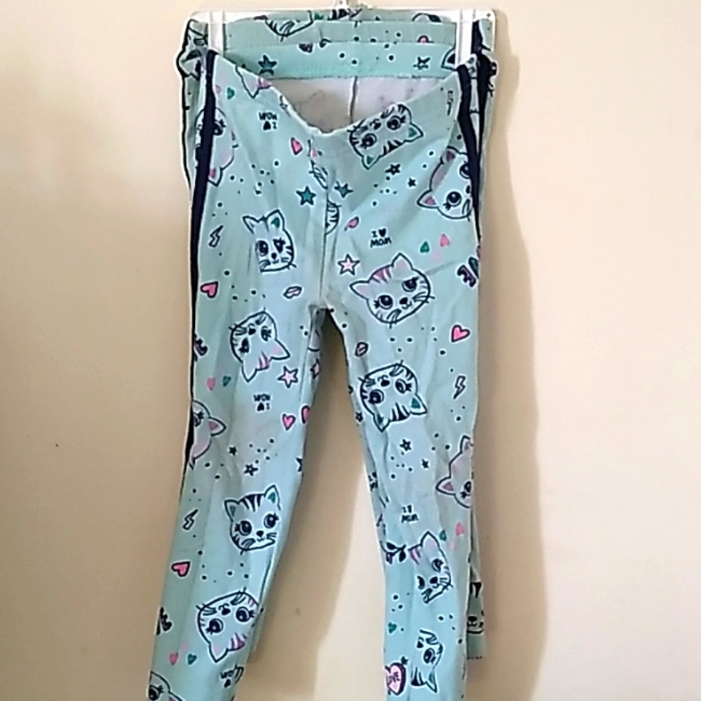 2T space kitty pajama pants